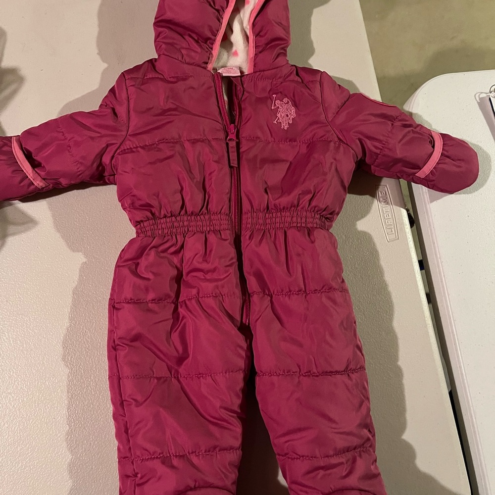 Girls 6-9 month snowsuit